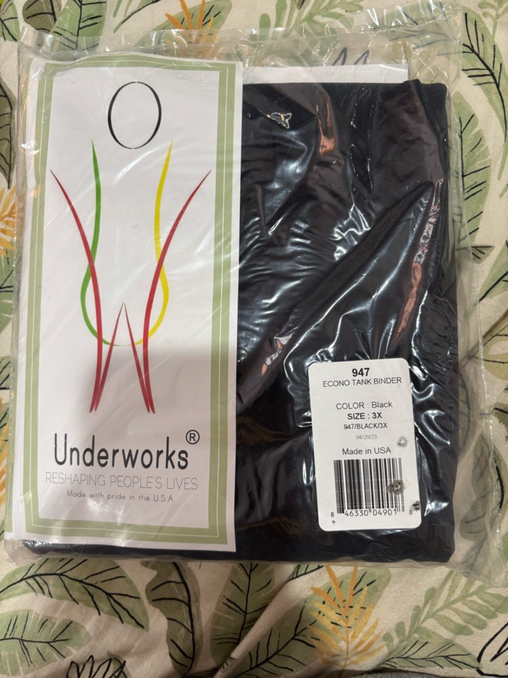 Men’s Black Econo Tank Binder - 3X